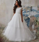 Stunning Puffy A-Line Little Girls First Communion Dress childrensterritory