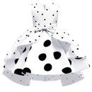 Girls' Sleeveless Flower Striped Design Party Dress childrensterritory