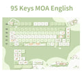 Dessert Cat Theme 95 Keycaps Kit for Mechanical Keyboard childrensterritory