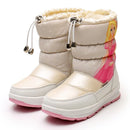 Kids Girls Real Wool Winter Warm Snow Boots childrensterritory