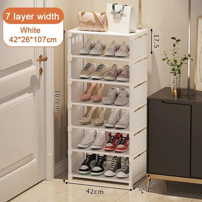 5 to 7-Layer Space-Saving Shoe Cabinet Shoe Organizer childrensterritory