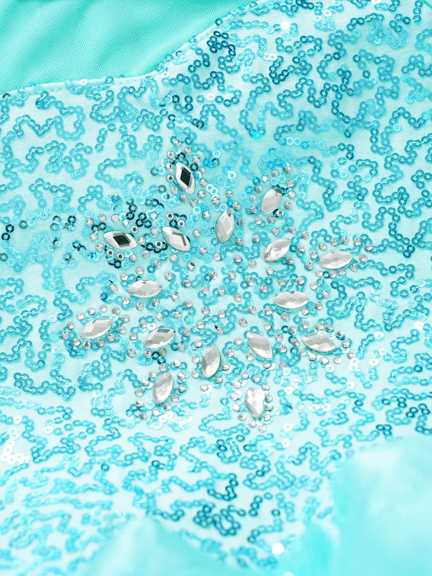 Kids Girls Shiny Sequins Leotards/Dancewear