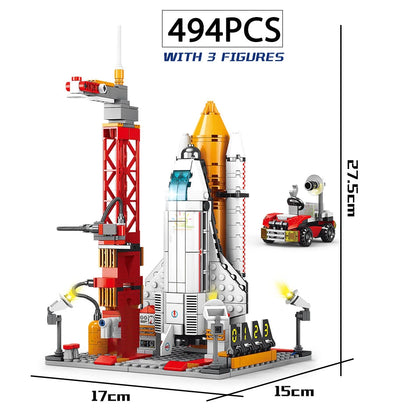 City Aerospace Model Bricks Toys for Kids