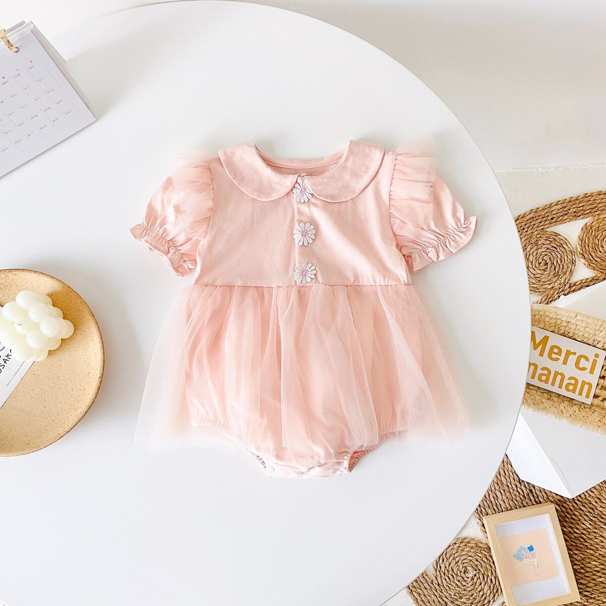 Baby Girl Princess Party Bodysuits for Summer childrensterritory