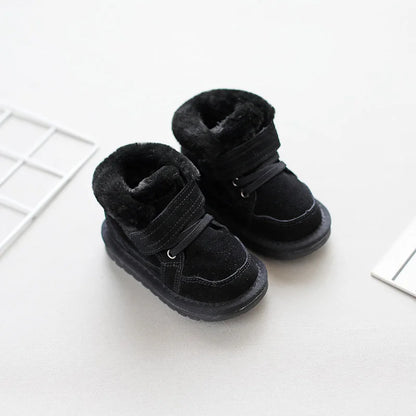 Anti-Slippery Baby Girls Boys Warm Plush Snow Boots childrensterritory