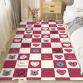 Cute Cartoon Girly Large Area Rugs for Kids Bedroom, Living Room childrensterritory