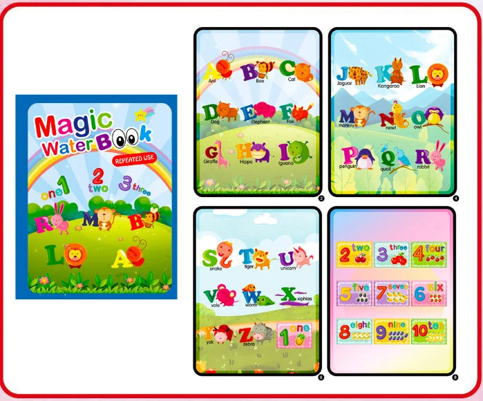 Kids Magic Water Coloring Books Toys for Birthday Gifts childrensterritory