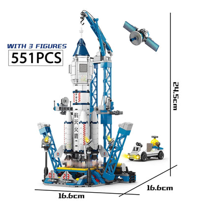 City Aerospace Model Bricks Toys for Kids