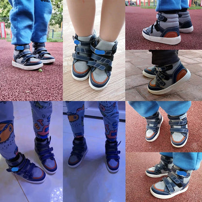 Toddler Sporty Tiptoe Leather Sneakers childrensterritory