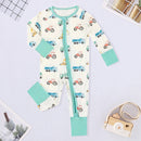 Baby Kids Cartoon Print Winter Bodysuit childrensterritory