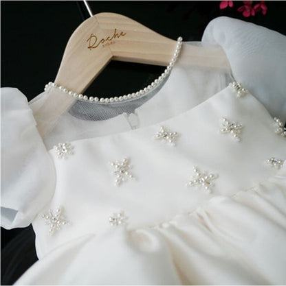 Baby/Kids Girls Beading Tutu Christening/Birthday Gown childrensterritory