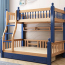 Space Saver Wooden Bunk Bed with Staircase and Storage childrensterritory