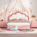 Modern Design Double Bed for Kids with Crown-Shaped Headboard childrensterritory