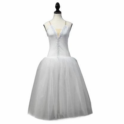Professional Long White Ballet Tutu Costumes for Kids childrensterritory