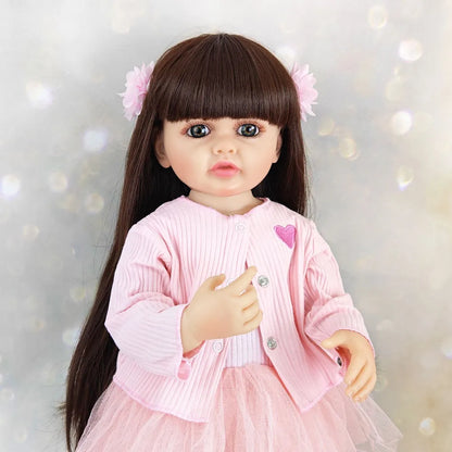 Soft Silicone Lifelike Girl Doll Birthday Gift childrensterritory