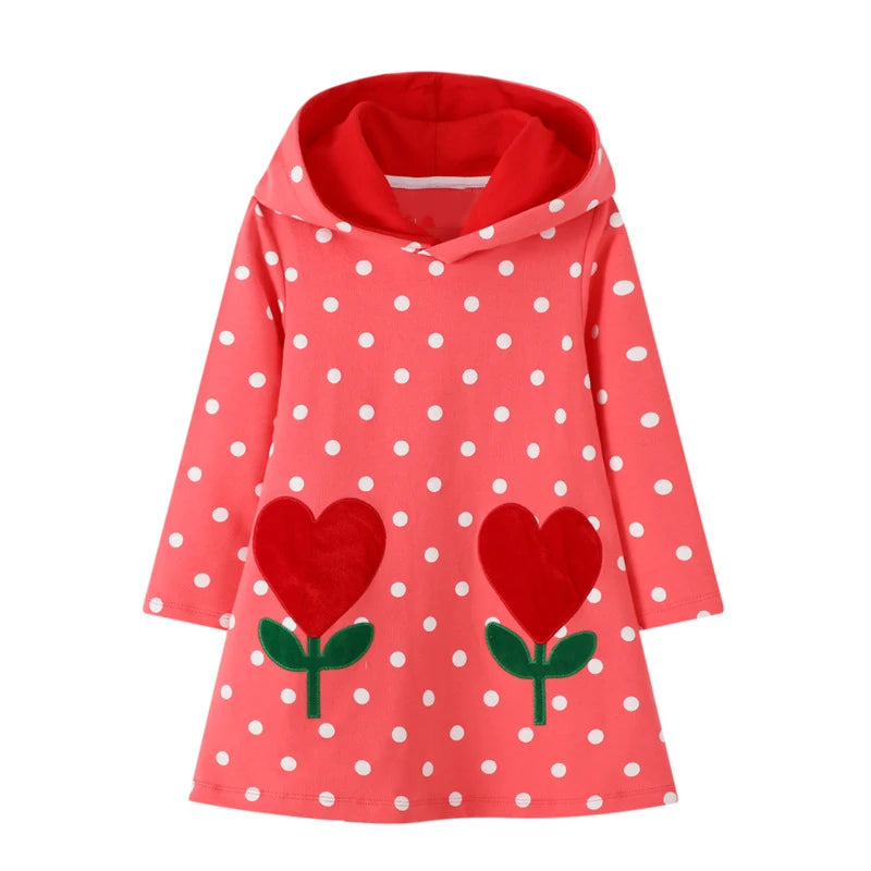 Long-Sleeved Cartoon Print Autumn Girls&