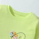 Girls Cartoon Design Full Sleeves T- Shirts And Leggings Set childrensterritory