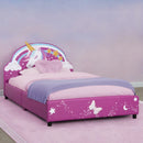 Unicorn Design Kids Upholstered Twin Bed childrensterritory