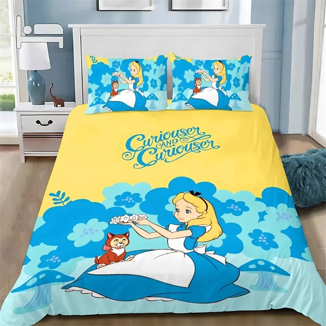Kids Room Soft Cartoon Design Bedding Set