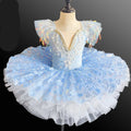 Kids Girls Sequins Tassel Modern Ballet Leotard Tutu Dresses childrensterritory