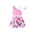 Baby Girl Off Shoulder Top and Cute Butterfly Skirt Outfit childrensterritory