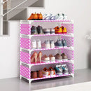 4/6/8-layer Shoe Organizer Stackable Canvas Rack for Home childrensterritory