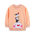Little Girls Cartoon Snow Man and Penguin Print Sweatshirts childrensterritory
