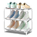 4/6/8-layer Shoe Organizer Stackable Canvas Rack for Home childrensterritory