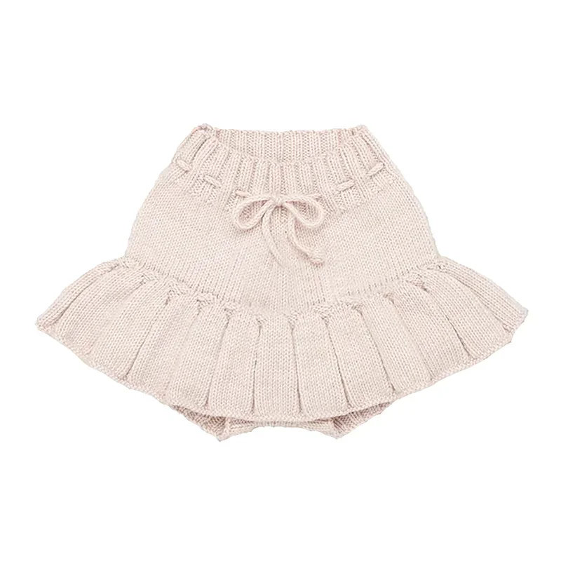 Toddler Girls Popcorn Chunky Knit Pullover Tops and Skirt Set childrensterritory