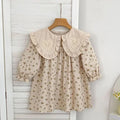 Baby Kids Long Sleeves Lace Design Christmas Party Costumes childrensterritory
