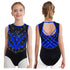 Kids Girls Mesh Rhinestones Design Gymnastics Leotard/Dancewear childrensterritory