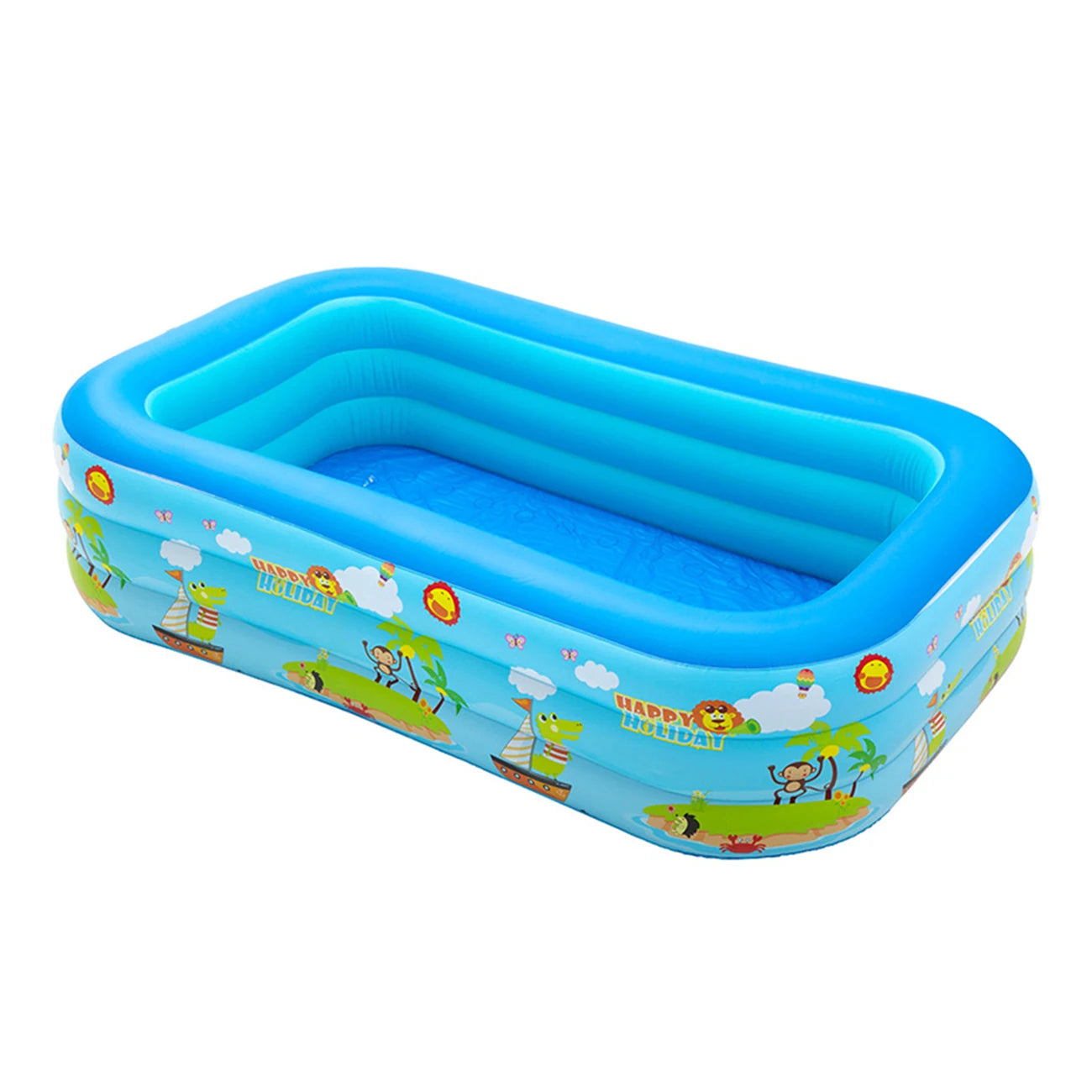 Rectangular Large Inflatable Swimming Pool Kids Outdoor Toy