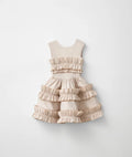 Kids Girls Cake Lace Skirt and Tank Top Dresses