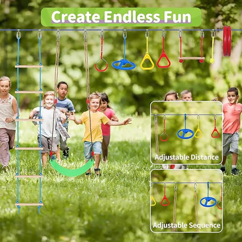 Warrior Obstacle Durable Swings For Kids