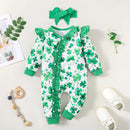 Baby Kids Cartoon Print Winter Bodysuit childrensterritory