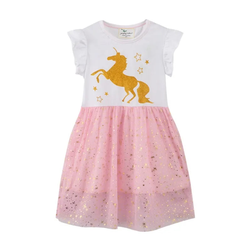 Short Sleeves Girls Cute princess Dresses childrensterritory