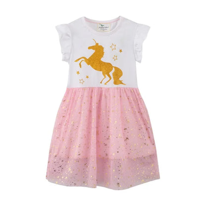 Short Sleeves Girls Cute princess Dresses childrensterritory