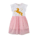 Short Sleeves Girls Cute princess Dresses childrensterritory