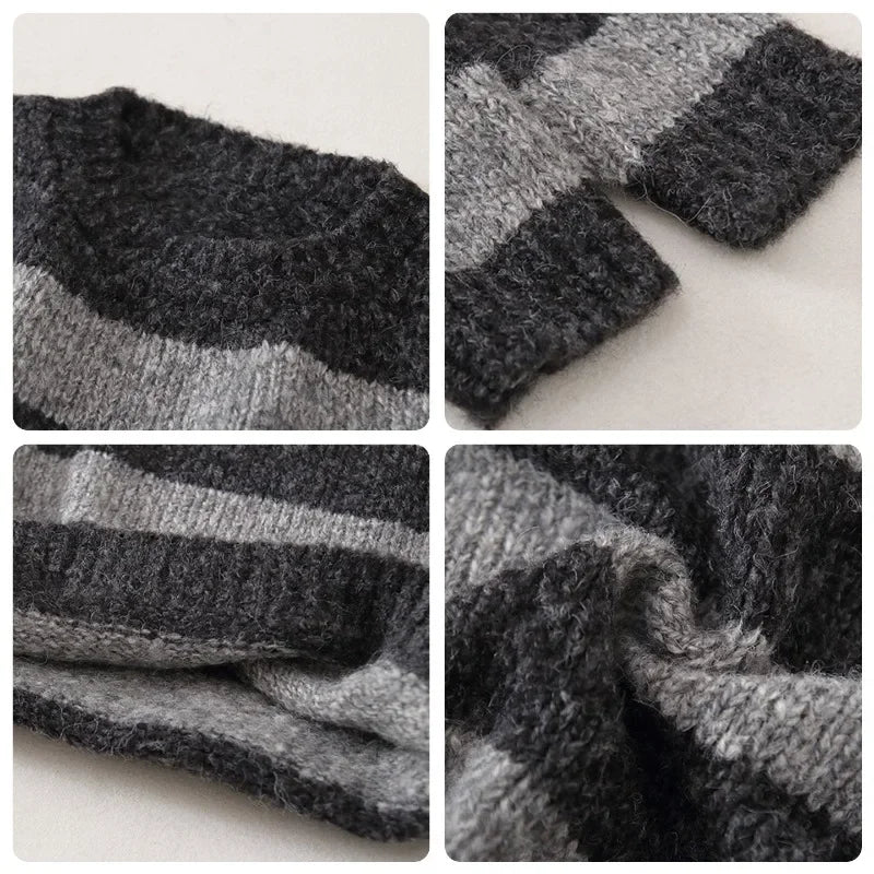 Boys' Long-Sleeved Soft Winter Sweaters