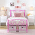 Adjustable Queen-Size Metal Platform Bed Frame With Headboard childrensterritory