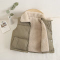 Little Boys Girls' Classic Fleece Warm Sleeveless Waistcoat