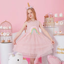 Kids Girls Sleeveless Sequin Princess Dresses for Summer childrensterritory