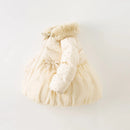 Kids Girls Puffy Antibacterial Down Jacket for Winter Party childrensterritory