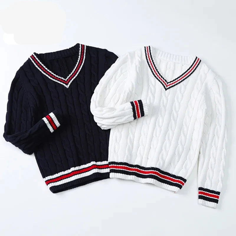 Mink Velvet Warm Knitted Sweaters for Kids Boys and Girls childrensterritory