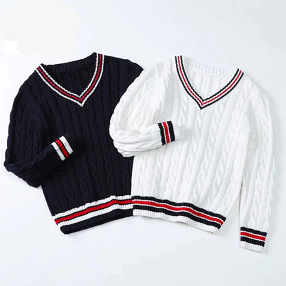 Mink Velvet Warm Knitted Sweaters for Kids Boys and Girls childrensterritory