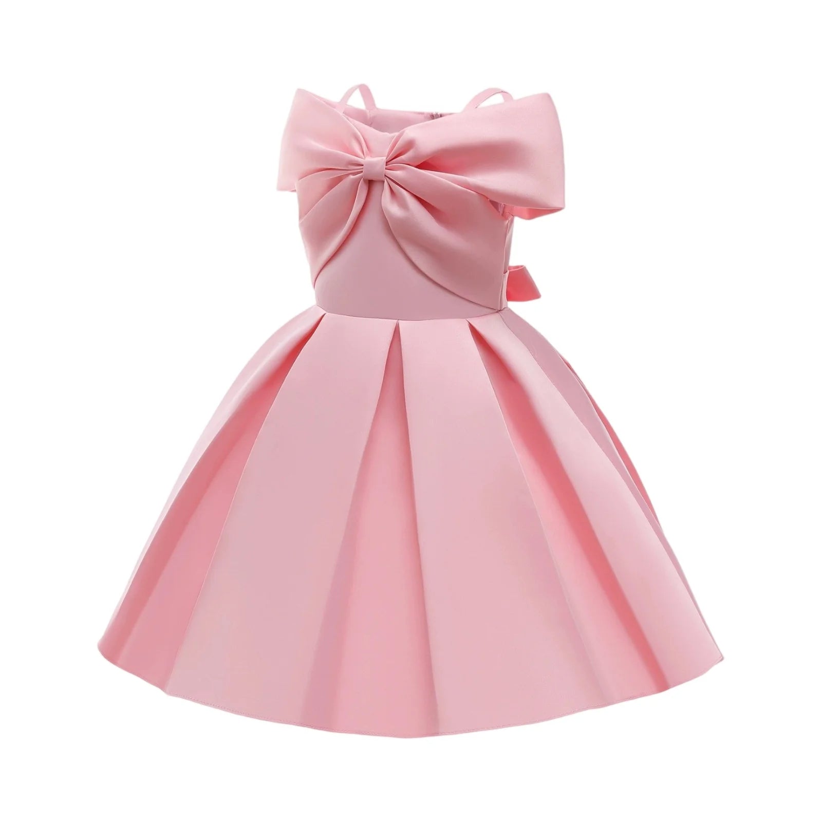 Girls' Sleeveless Bow Design Summer Party Dresses