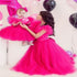 Elegant Mother Daughter Puffy Sleeve Tulle Dresses childrensterritory