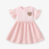 Girls Sleeveless Orange Lotus Leaf Print Summer Dresses childrensterritory