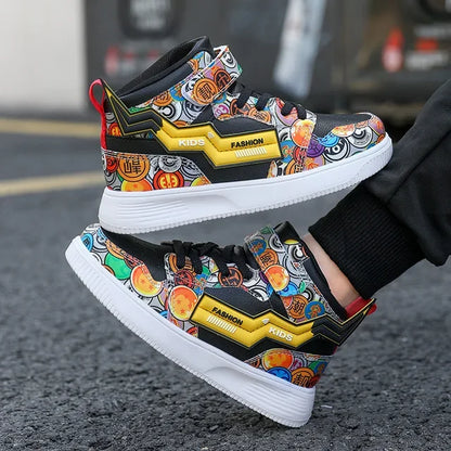 Kids High Quality Breathable Cartoon Sport Shoes