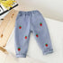 Little Girls Loose Stylish Denim Pants for Spring and Autumn childrensterritory